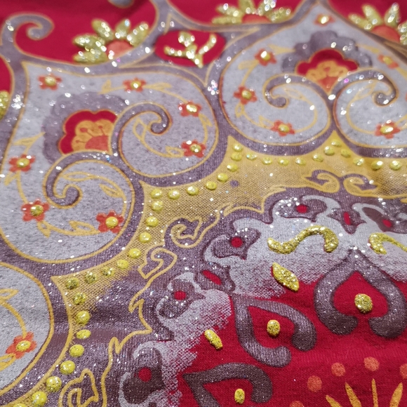 NWOT Morgan de toi cotton long sleeve top - Picture 4 of 4